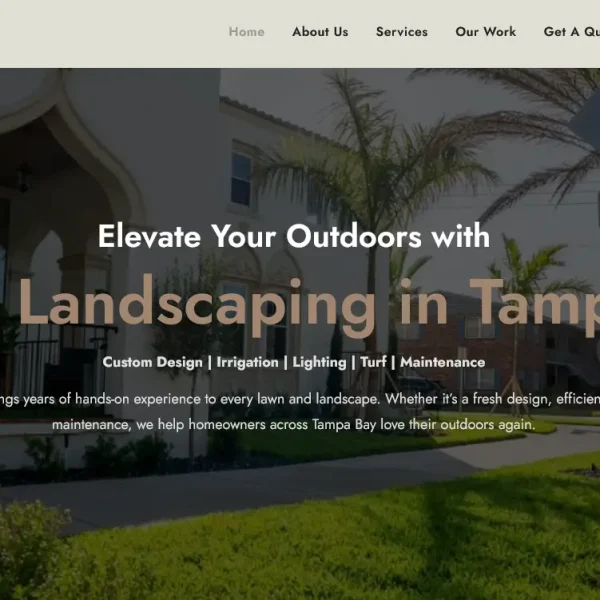Ziggi's Landscaping – Best Landscaping Company website design